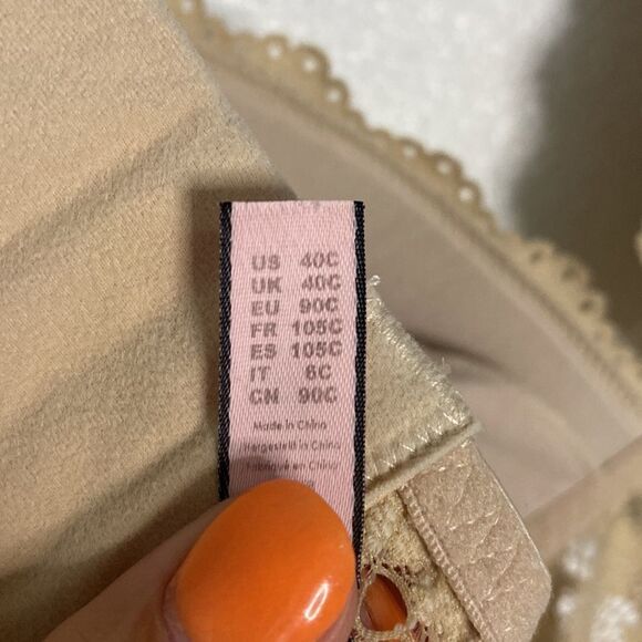 Mombasa- Tan lace nursing bra- Size 40C - Picture 9 of 9